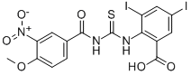 3,5-DIIODO-2-[[[(4-METHOXY-3-NITROBENZOYL)AMINO]THIOXOMETHYL]AMINO]-BENZOIC ACID CAS#: 533919-29-8