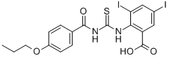 3,5-DIIODO-2-[[[(4-PROPOXYBENZOYL)AMINO]THIOXOMETHYL]AMINO]-BENZOIC ACID CAS#: 532957-47-4