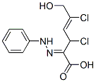 3,5-Dichloro-6-hydroxy-2-(2-phenylhydrazono)-4-hexenoic acid CAS#: 56771-75-6