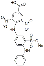 3,5-Dinitro-4-[[4-(phenylamino)-3-(sodiosulfo)phenyl]amino]benzoic acid CAS#: 6373-76-8