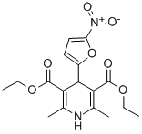 3,5-Pyridinedicarboxylic acid, 1,4-dihydro-2,6-dimethyl-4-(5-nitro-2-f uryl)-, diethyl ester CAS#: 55315-49-6