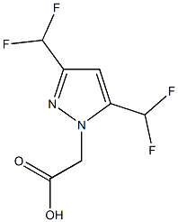 [3,5-bis(difluoromethyl)-1H-pyrazol-1-yl]acetic acid CAS#: 512809-60-8