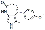 3,7-Dihydro-5-(4-methoxyphenyl)-6-methylpyrrolo[3,4-e]-1,4-diazepin-2(1H)-one CAS#: 57435-91-3