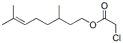 3,7-dimethyloct-6-enyl 2-chloroacetate CAS#: 5471-50-1