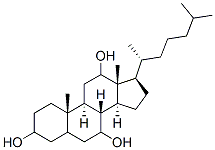3,7,12-trihydroxycoprostane CAS#: 547-96-6