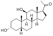 3ALPHA,11B-Dihydroxy-5B-pregnan-20-one CAS#: 565-92-4