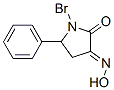 (3E)-1-bromo-3-hydroxyimino-5-phenyl-pyrrolidin-2-one CAS#: 5469-40-9