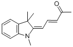 (3E,5E)-5-(1,3,3-TRIMETHYL-1,3-DIHYDRO-2H-INDOL-2-YLIDENE)PENT-3-EN-2-ONE CAS#: 53704-20-4