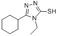 3H-1,2,4-Triazole-3-thione,5-cyclohexyl-4-ethyl-2,4-dihydro-(9CI) CAS#: 482650-81-7