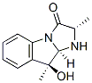 3H-Imidazo[1,2-a]indol-3-one, 1,2,9,9a-tetrahydro-9-hydroxy-2,9-dimethyl-, (2S,9S,9aR)- (9CI) CAS#: 496961-88-7