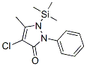 3H-Pyrazol-3-one, 4-chloro-1,2-dihydro-5-methyl-2-phenyl-1-(trimethyls ilyl)- CAS#: 57396-96-0