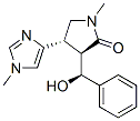 (3R,4S)-3-[(S)-hydroxy-phenyl-methyl]-1-methyl-4-(1-methylimidazol-4-y l)pyrrolidin-2-one CAS#: 50656-83-2