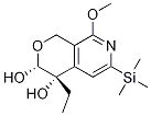 (3R,4S)-4-Ethyl-8-Methoxy-6-triMethylsilanyl-3,4-dihydro-1H-pyrano[3,4-c]pyridine-3,4-diol CAS#: 453518-24-6