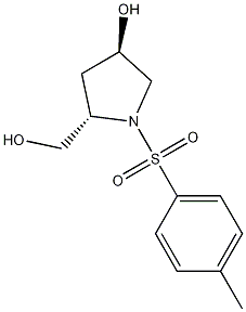 (3R,5S)-5-(hydroxymethyl)-1-tosylpyrrolidin-3-ol CAS#: 5605-46-9