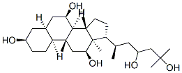 (3R,5S,7R,8R,9S,10S,12S,13R,14S,17R)-17-[(2R)-4,6-dihydroxy-6-methylheptan-2-yl]-10,13-dimethyl-2,3,4,5,6,7,8,9,11,12,14,15,16,17-tetradecahydro-1H-cyclopenta[a]phenanthrene-3,7,12-triol CAS#: 59906-15-9