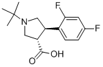 (3S,4R)-1-TERT-BUTYL-4-(2,4-DIFLUOROPHENYL)PYRROLIDINE-3-CARBOXYLIC ACID CAS#: 455957-94-5