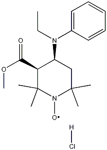 (3S,4S)-4-[(1R)-Phenylethylamino-3-methoxycarbonyl]-2,2,6,6-tetramethylpiperidine-1-oxyl Hydrochloride CAS#: 583827-06-9