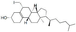 (3S,6R,8S,9S,13R,14S,17R)-6-(iodomethyl)-13-methyl-17-[(2R)-6-methylhe ptan-2-yl]-1,2,3,4,6,7,8,9,11,12,14,15,16,17-tetradecahydrocyclopenta[ a]phenanthren-3-ol CAS#: 56897-09-7