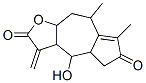 3a,4a,5,8,9,9a-Hexahydro-4-hydroxy-7,8-dimethyl-3-methyleneazuleno[6,5-b]furan-2,6(3H,4H)-dione CAS#: 5945-70-0