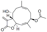 (3aR,4R,6E,9R,10Z,11aR)-9-Acetoxy-3a,4,5,8,9,11a-hexahydro-4-hydroxy-6,10-dimethyl-3-methylenecyclodeca[b]furan-2(3H)-one CAS#: 55520-20-2