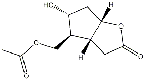 (3aR,4S,5R,6aS)-4-[(Acetyloxy)methyl]hexahydro-5-hydroxy-2H-cyclopenta[b]furan-2-one CAS#: 57930-46-8