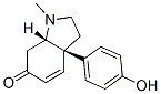 (3aR,7aS)-1,2,3,3a,7,7a-Hexahydro-3a-(4-hydroxyphenyl)-1-methyl-6H-indol-6-one CAS#: 51934-31-7