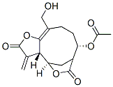 (3aS,4R,8S,11E,12aR)-8-Acetoxy-3a,4,8,9,10,12a-hexahydro-11-hydroxymethyl-3-methylene-6H-4,7-methenofuro[3,2-c]oxacycloundecin-2,6(3H)-dione CAS#: 51419-54-6