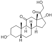 3alpha,17,21-trihydroxy-5-beta-pregnane-11,20-dione CAS#: 53-05-4