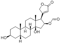 3beta,14,16beta-trihydroxy-5beta-card-20(22)-enolide 16-formate CAS#: 514-21-6