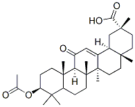(3beta,20beta)-3-acetoxy-11-oxoolean-12-en-29-oic acid CAS#: 6277-14-1
