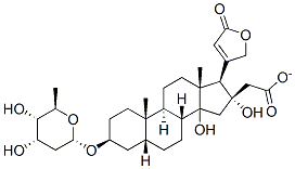 (3beta,5beta,16beta)-3-[(2,6-dideoxy-beta-D-ribo-hexopyranosyl)oxy]-14,16-dihydroxycard-20(22)-enolide 16-acetate CAS#: 53735-71-0