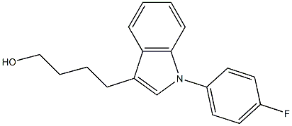 4-(1-(4-fluorophenyl)-1H-indol-3-yl)butan-1-ol CAS#: 434959-09-8
