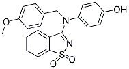 4-[(1,1-DIOXIDO-1,2-BENZISOTHIAZOL-3-YL)(4-METHOXYBENZYL)AMINO]PHENOL CAS#: 433254-23-0