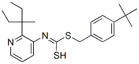 (4-(1,1-Dimethylethyl)phenyl)methyl 1-ethyl-1-methylpropyl-3-pyridinylcarbonimidodithioate CAS#: 51308-59-9