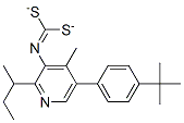 (4-(1,1-Dimethylethyl)phenyl)methyl1-methylpropyl3-pyridinylcarbonimidodithioate CAS#: 51308-56-6