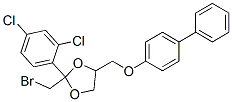 4-[([1,1'-biphenyl]-4-yloxy)methyl]-2-(bromomethyl)-2-(2,4-dichlorophenyl)-1,3-dioxolane CAS#: 59365-30-9
