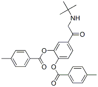 4-[[(1,1-dimethylethyl)amino]acetyl]-1,2-phenylene di-p-toluate CAS#: 47749-96-2