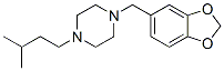 4-[(1,3-Benzodioxol-5-yl)methyl]-1-isopentylpiperazine CAS#: 55436-40-3