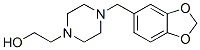 4-[(1,3-Benzodioxol-5-yl)methyl]-1-piperazineethanol CAS#: 55436-33-4