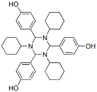 4-[1,3,5-tricyclohexyl-4,6-bis(4-hydroxyphenyl)-1,3,5-triazinan-2-yl]p henol CAS#: 6640-88-6