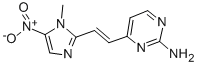 4-[2-(1-Methyl-5-nitro-1H-imidazol-2-yl)ethenyl]-2-pyrimidinamine CAS#: 53409-75-9