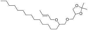 4-[[[2-(2-Butenyloxy)hexadecyl]oxy]methyl]-2,2-dimethyl-1,3-dioxolane CAS#: 56256-33-8