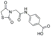 4-[2-(2,4-DIOXO-THIAZOLIDIN-3-YL)-ACETYLAMINO]-BENZOIC ACID CAS#: 450390-36-0
