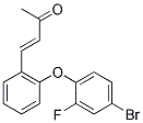 4-[2-(4-BROMO-2-FLUOROPHENOXY)PHENYL]-3-BUTEN-2-ONE CAS#: 451485-72-6