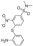 4-((2-AMINOPHENYL)THIO)-N,N-DIMETHYL-3-NITROBENZENESULFONAMIDE CAS#: 5510-56-5