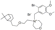 4-[(2-BROMO-4,5-DIMETHOXY-PHENYL)METHYL]-4-[2-[2-(6,6-DIMETHYLNORPINAN-2-YL)ETHOXY]ETHYL]-1-OXA-4-AZONIACYCLOHEXANE BROMIDE CAS#: 59995-65-2