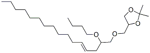4-[[(2-Butoxy-4-hexadecenyl)oxy]methyl]-2,2-dimethyl-1,3-dioxolane CAS#: 56256-41-8