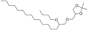 4-[[(2-Butoxyhexadecyl)oxy]methyl]-2,2-dimethyl-1,3-dioxolane CAS#: 56256-29-2