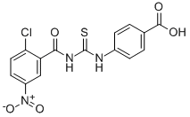 4-[[[(2-CHLORO-5-NITROBENZOYL)AMINO]THIOXOMETHYL]AMINO]-BENZOIC ACID CAS#: 532419-16-2