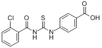 4-[[[(2-CHLOROBENZOYL)AMINO]THIOXOMETHYL]AMINO]-BENZOIC ACID CAS#: 532979-28-5